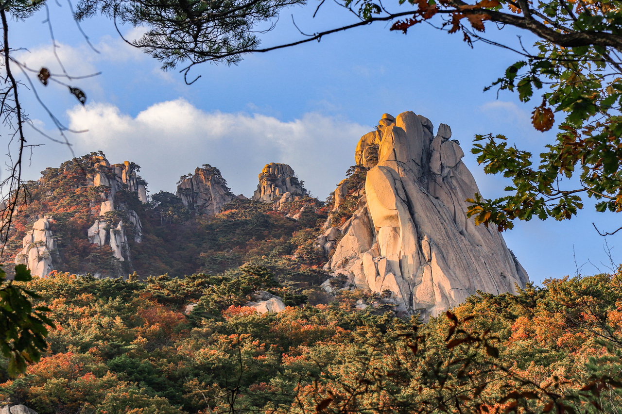 The peaks of Dobongsan in Seoul's Bukhansan National Park (Korea National Park Service)