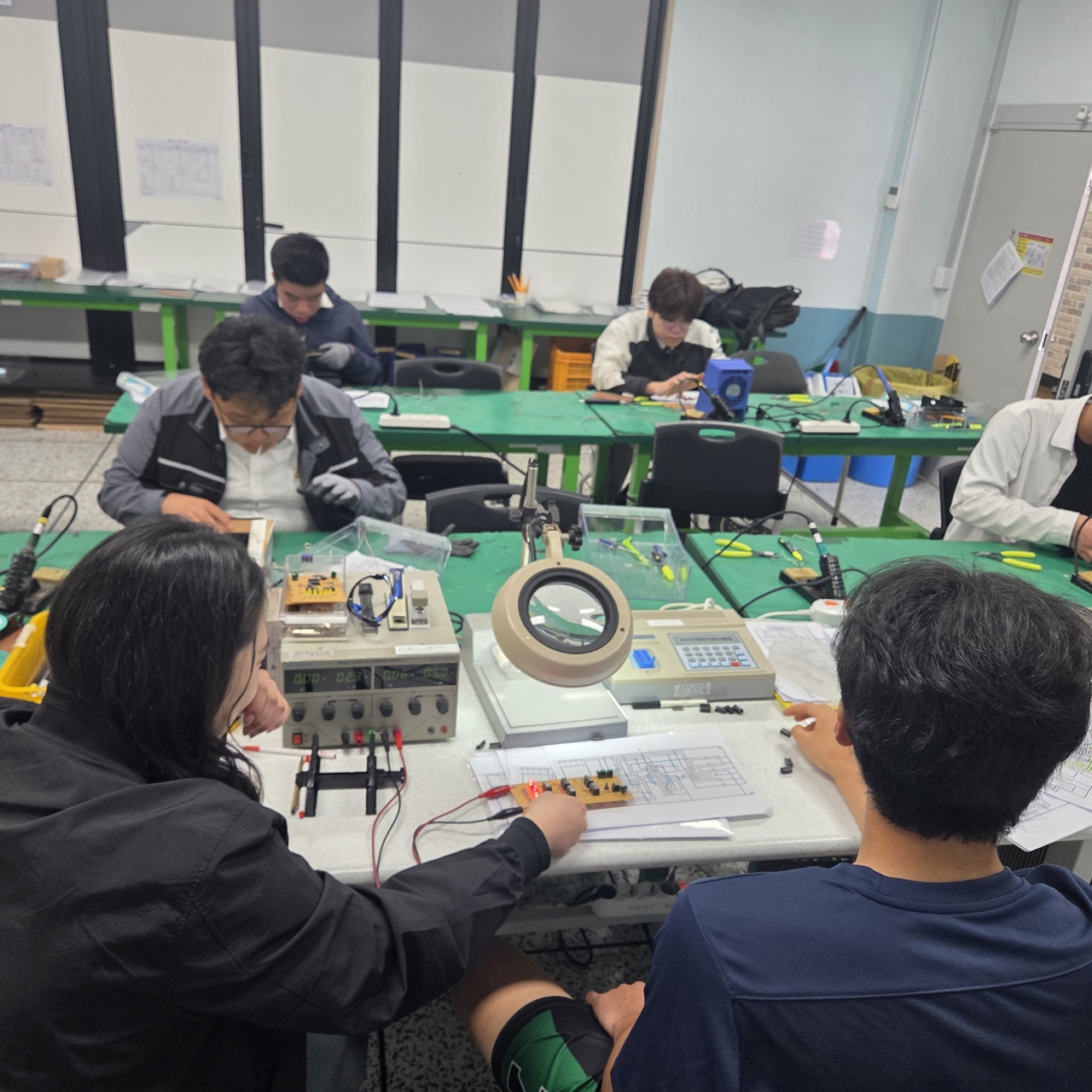 Students at Hallim Technical High School, located in Jeju City (Hallim Technical High School)