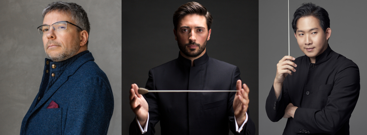 From left: Olari Elts, Antonio Mendez and Lee Seung-won (KNSO)